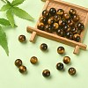 Natural Tiger Eye Round Beads G-YW0001-57-5