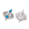 Alloy Enamel Chandelier Component Links ENAM-EA9734Y-4-2