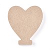Heart Unfinished Wood Decoration DIY-WH0162-63-1