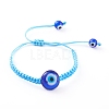 Adjustable Nylon Thread Braided Bead Bracelets BJEW-JB06066-2