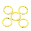Spray Painted Alloy Spring Gate Rings FIND-WH0120-89B-01-1