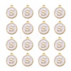 Golden Plated Alloy Charms X-ENAM-S118-01S-2