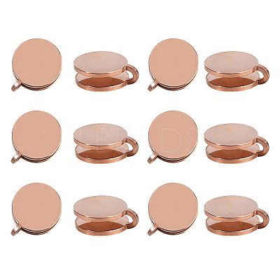 12Pcs 304 Stainless Steel Cuff Earrings EJEW-HS0001-27-1