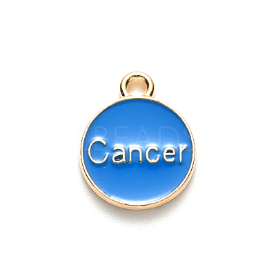 Alloy Enamel Pendants ENAM-S124-01B-02D-1