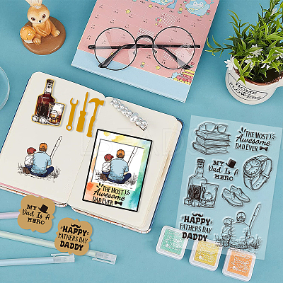 Custom PVC Plastic Clear Stamps DIY-WH0448-0807-1