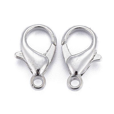 Zinc Alloy Lobster Claw Clasps E105-1