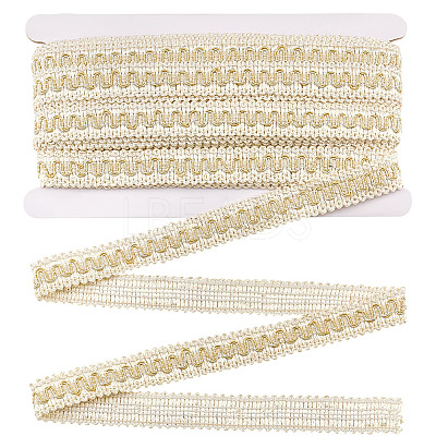 Polyester Braided Wavy Ribbons OCOR-WH0112-017A-1