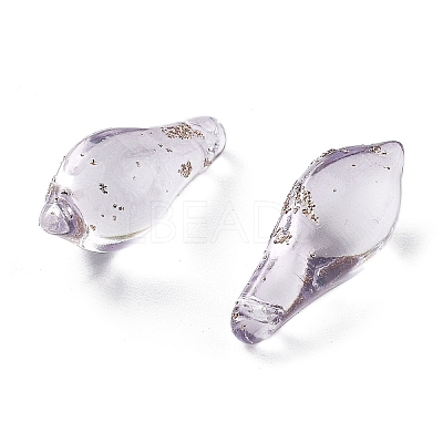 Handmade Gold Sand Lampwork Beads LAMP-M024-01D-1