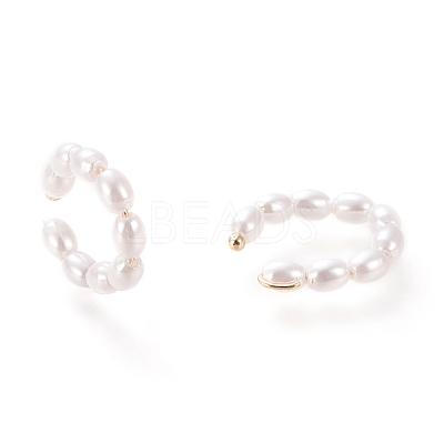 Brass Cuff Earrings EJEW-I249-21G-1