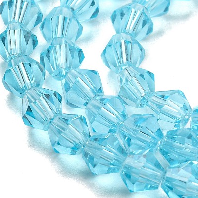 Transparent Glass Beads Strands EGLA-A039-T4mm-D20-1