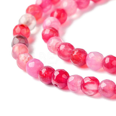 Natural Crackle Agate Bead Strands X-G-R344-4mm-55-1
