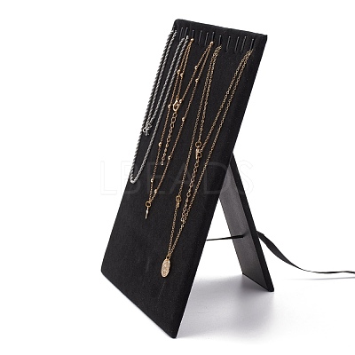 Wood Jewelry Necklace Display Planks NDIS-N003-03-1