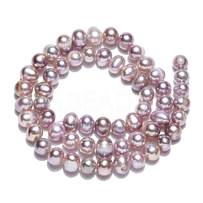 Natural Cultured Freshwater Pearl Beads Strands PEAR-N013-06N-1