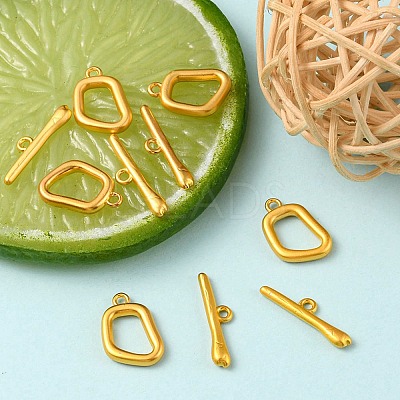 Alloy Toggle Clasps PALLOY-YW0002-22MG-1