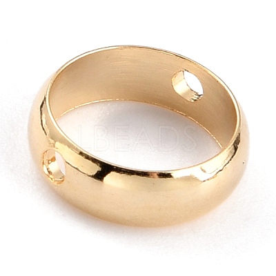 Brass Beads Frames KK-O133-014B-G-1