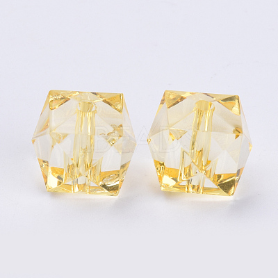 Transparent Acrylic Beads TACR-Q259-8mm-V16-1