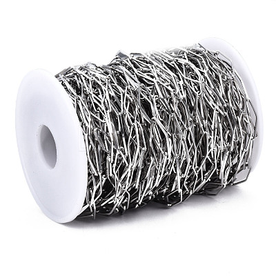 Tarnish Resistant 304 Stainless Steel Link Chains CHS-T003-24P-1