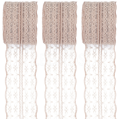3 Rolls Guipure Non-Stretch Lace Trim OCOR-GF0004-52A-1