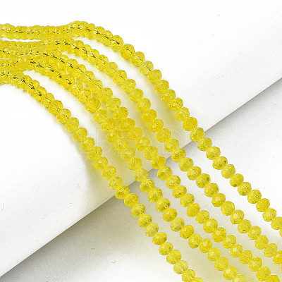 Electroplate Glass Beads Strands EGLA-A044-T6mm-A29-1