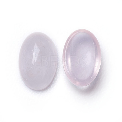 Natural Rose Quartz Cabochons G-F605E-01A-1