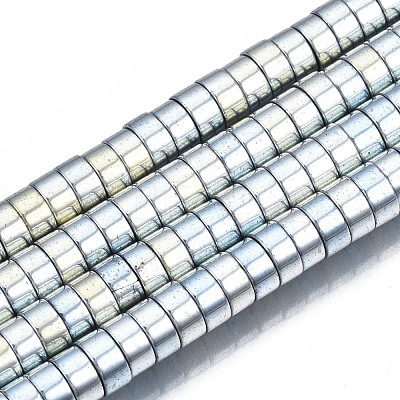 Electroplate Non-magnetic Synthetic Hematite Beads Strands G-T061-141B-1