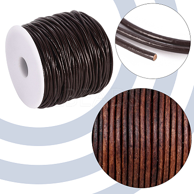 1 Roll Cowhide Leather Jewelry Cord WL-CL0001-03A-02-1