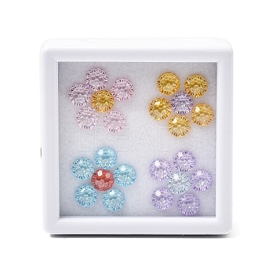 24Pcs Cubic Zirconia Cabochons CU-F002-05J-1