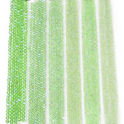 Electroplate Glass Beads Strands EGLA-A044-T3mm-L09-1