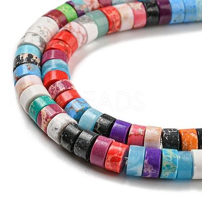 Synthetic Imperial Jasper Dyed Beads Strands G-D077-D01-01A-1