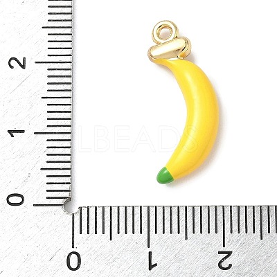 Fruit Theme Alloy Enamel Pendants PALLOY-P314-01D-G-1
