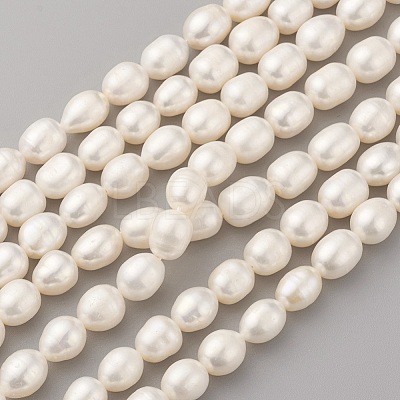 Natural Cultured Freshwater Pearl Beads Strands PEAR-G007-23-1