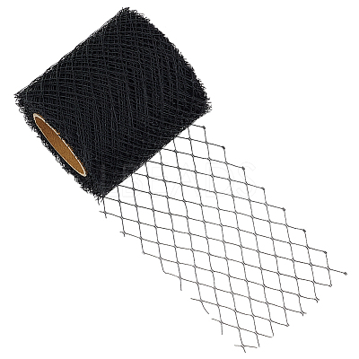25 Yards Polyester Mesh Ribbons DIY-WH0002-90B-1