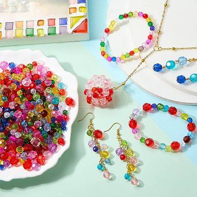 115G Transparent Acrylic Beads OACR-SZ0001-75-1