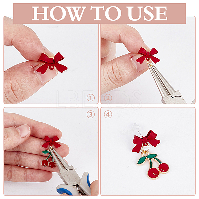 42Pcs Alloy Bowknot Stud Earring Findings EJEW-ME0001-29-1