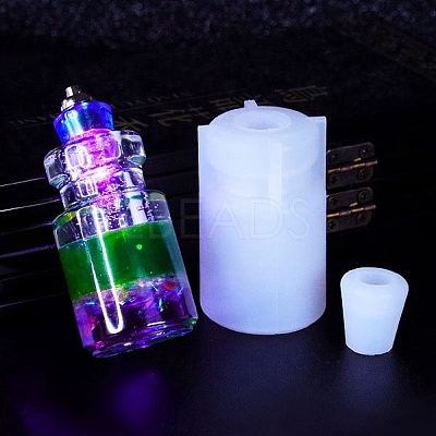 DIY Wishing Bottle Silicone Molds X-DIY-M049-01C-1