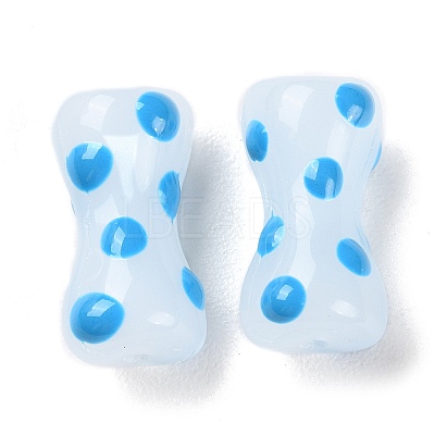 Handmade Bumpy Lampwork Beads LAMP-C012-01F-1