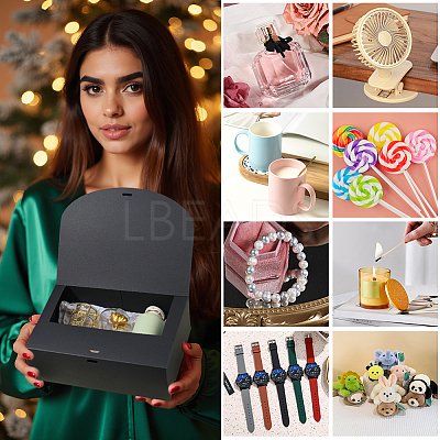 Folding Paper Gift Boxes with Ribbon CON-WH20001-11D-02-1