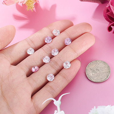 9Pcs 3 Colors Cubic Zirconia Cabochons ZIRC-TA0001-30A-1