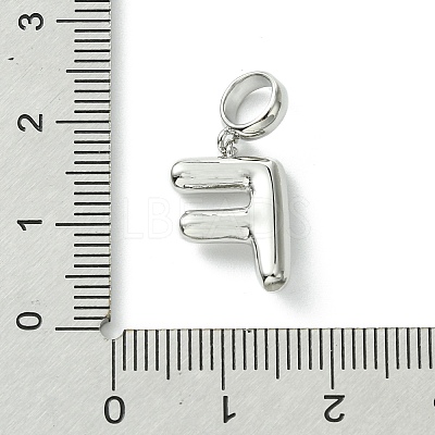 Rack Plating Brass with ABS Plastic Pearl European Dangle Charms KK-G501-02F-P-1