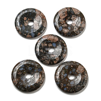Natural Glaucophane Pendants G-P532-01A-05-1