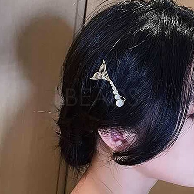 Alloy Crystal Rhinestone Hair Barrettes PHAR-Z003-03S-1
