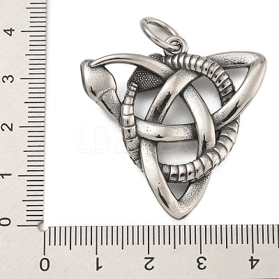 316 Surgical Stainless Steel Pendants STAS-Z073-124AS-01-1