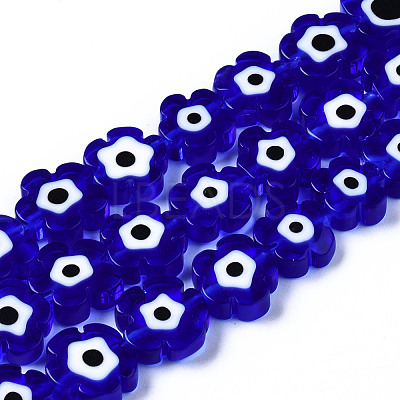 Handmade Lampwork Beads Strands LAMP-N023-002B-02-1