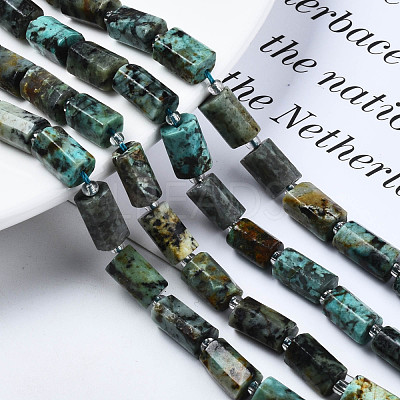Natural African Turquoise(Jasper) Beads Strands X-G-S376-012-1