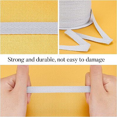 Cotton Twill Tape Ribbons OCOR-WH0058-35P-1
