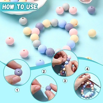 Silicone Beads SIL-YW0001-40A-1