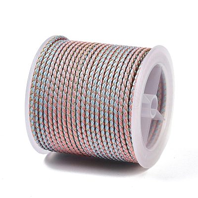 11M Polyester Braided Cord with Cotton Core & Metallic Thread OCOR-Z006-01-32-1