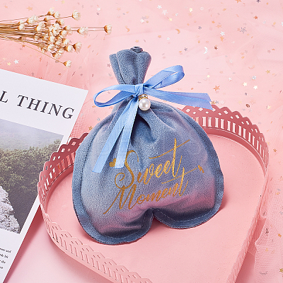 Velvet Jewelry Drawstring Gift Bags ABAG-CJC0003-02A-1