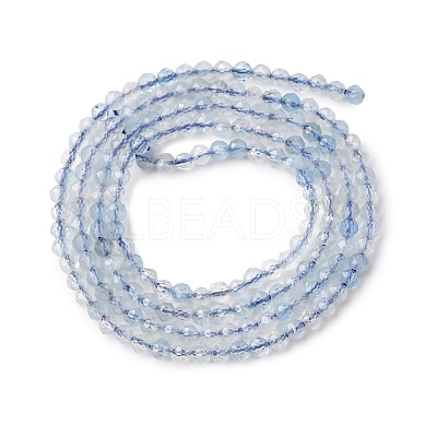 Natural Aquamarine Beads Strands G-F509-02-2mm-1