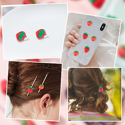 60Pcs 2 Style Resin Cabochons CRES-SC0002-36-1